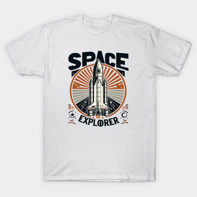 Space Explorer T-Shirt by Vehicles-Art